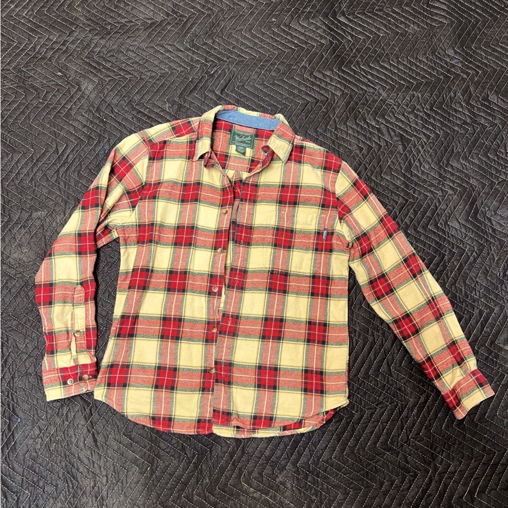 Woolrich Plaid Flannel Shirt- Medium